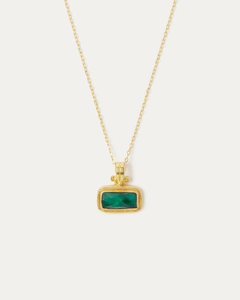 Noa Emerald Pendant Necklace
