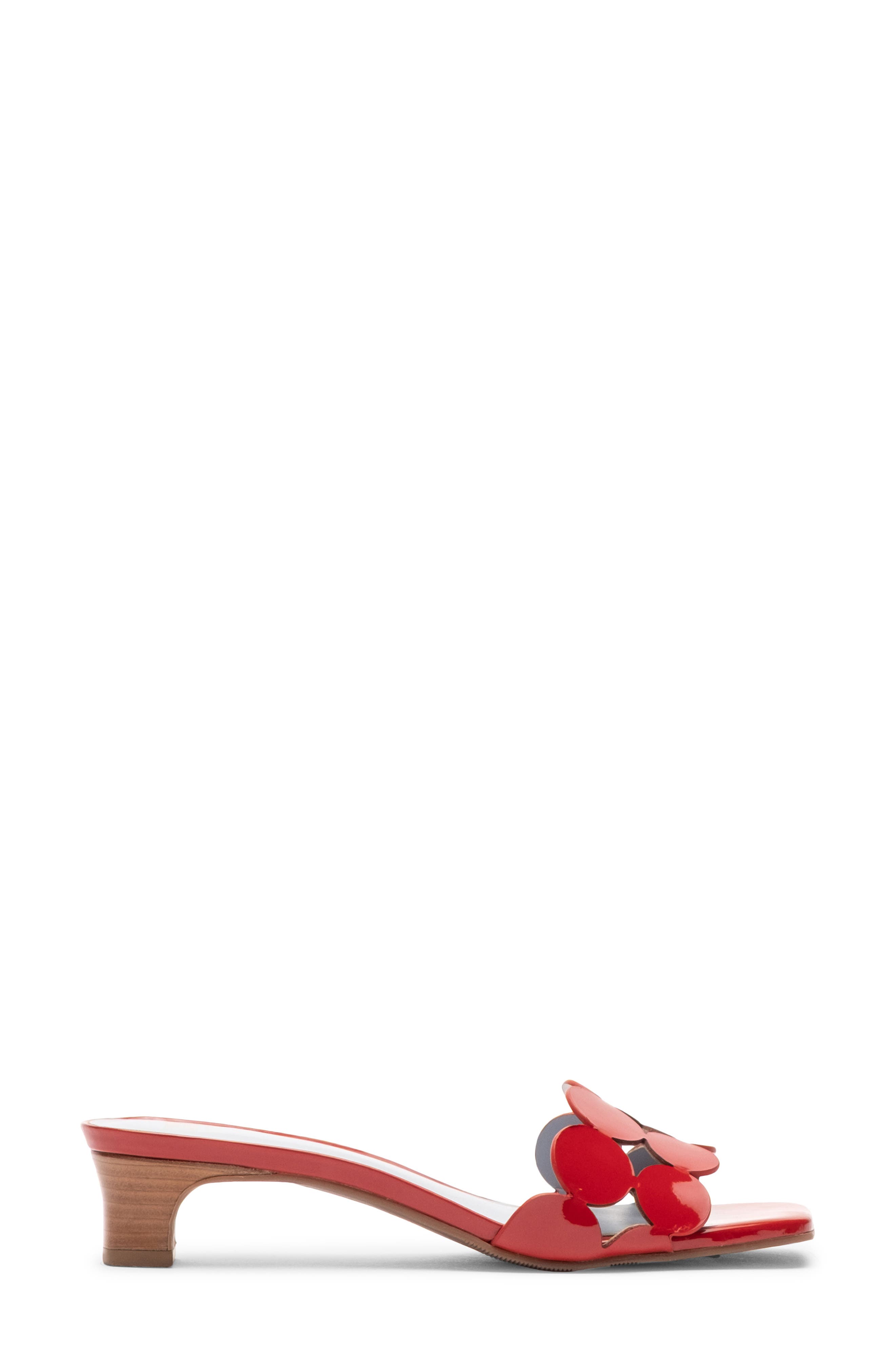 Frances Valentine Sandy Block Heel Sandal, Alternate, color, Red