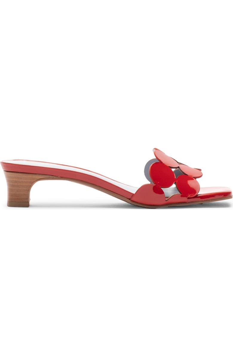 Frances Valentine Sandy Block Heel Sandal, Alternate, color, Red