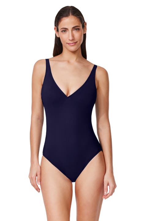 Tutti Frutti V-Neck One Piece Swimsuit