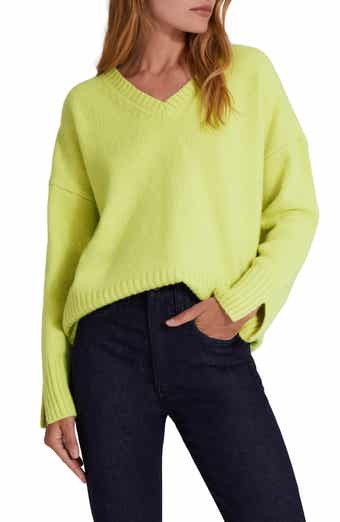 Favorite Daughter The William V-Neck Wool & Cashmere Blend Sweater