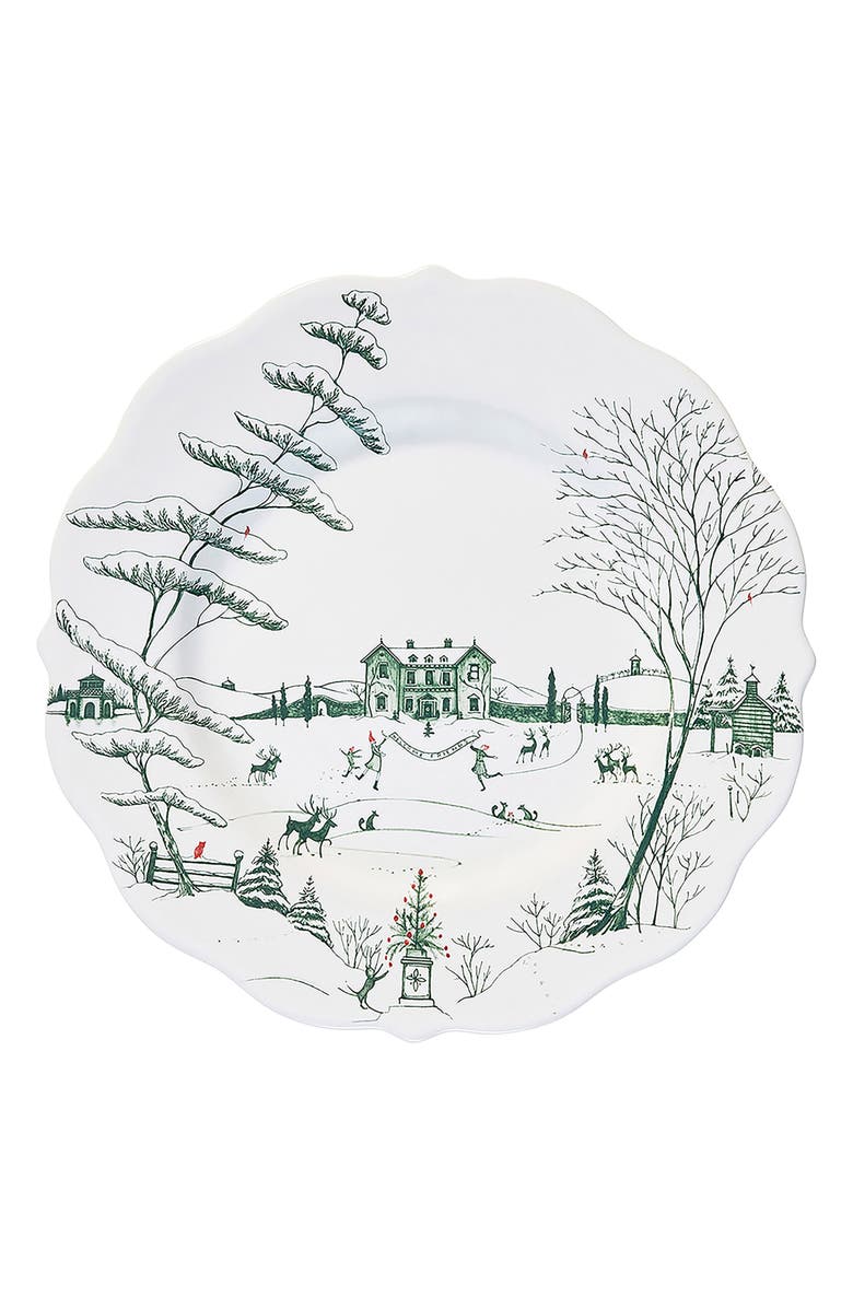 Juliska Country Estate Winter Frolic 16-Piece Dinnerware Set, Alternate, color, Evergreen