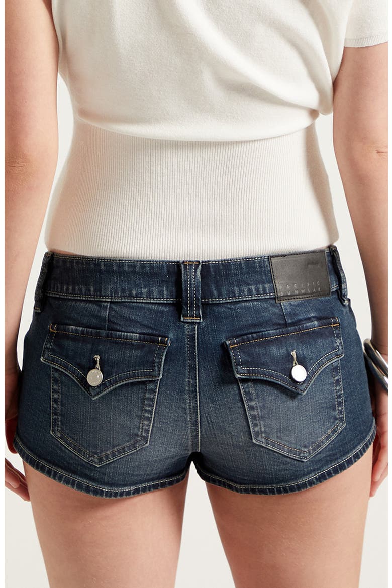 Tatum Ultimate Micro Shorts, Alternate, color, DARK INDIGO