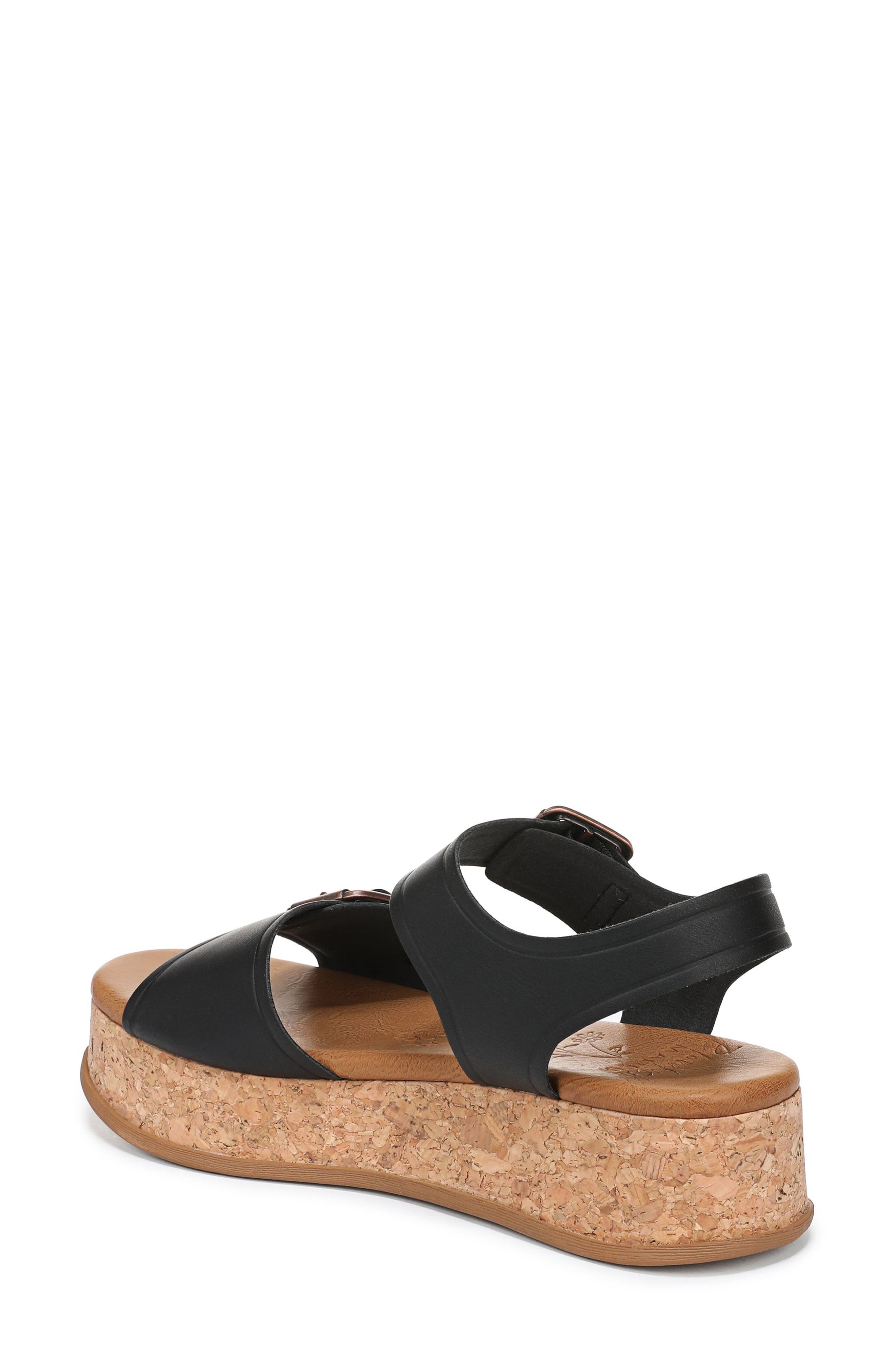 Blowfish Malibu Magical Platform Sandal, Alternate, color, Black Faux Leather