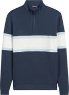 Swannies Owen Chest Stripe Golf Quarter Zip