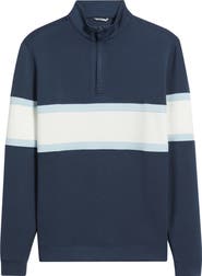 Swannies Owen Chest Stripe Golf Quarter Zip