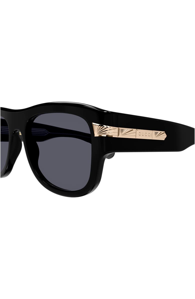 Gucci 54mm Square Sunglasses, Alternate, color, 