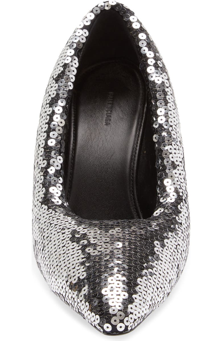 Balenciaga XL Sequin Pump, Alternate, color,