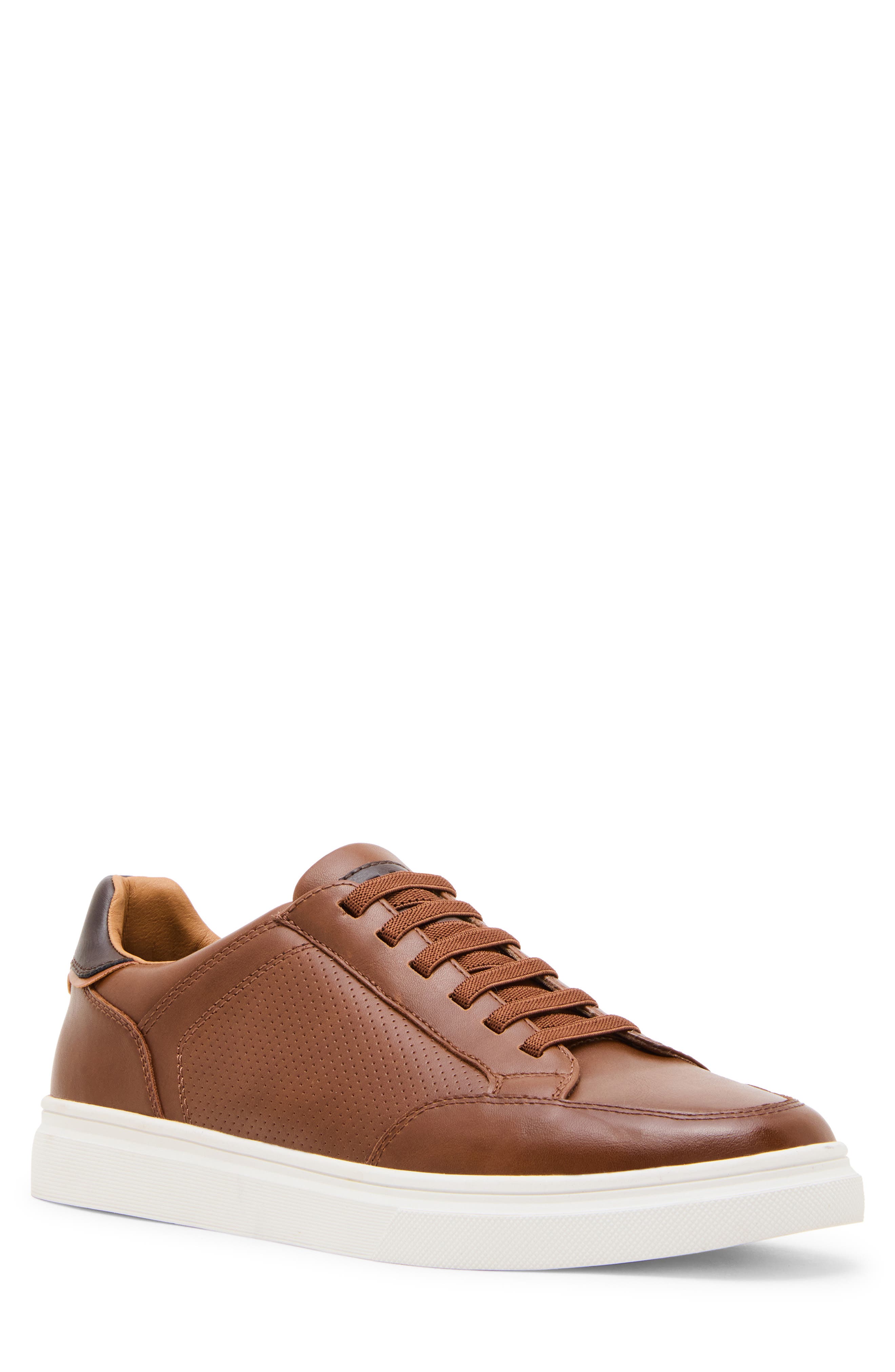Mhazzard Faux Leather Sneaker, Main, color, TAN/ BROWN