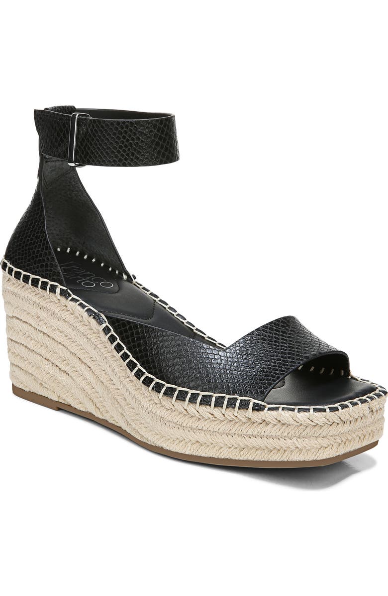 Franco Sarto Camera Espadrille Wedge Sandal, Main, color,