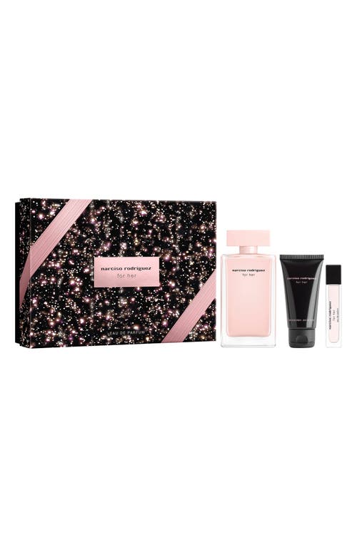 Narciso Rodriguez For Her Eau de Parfum 3-Piece Fragrance Gift Set 