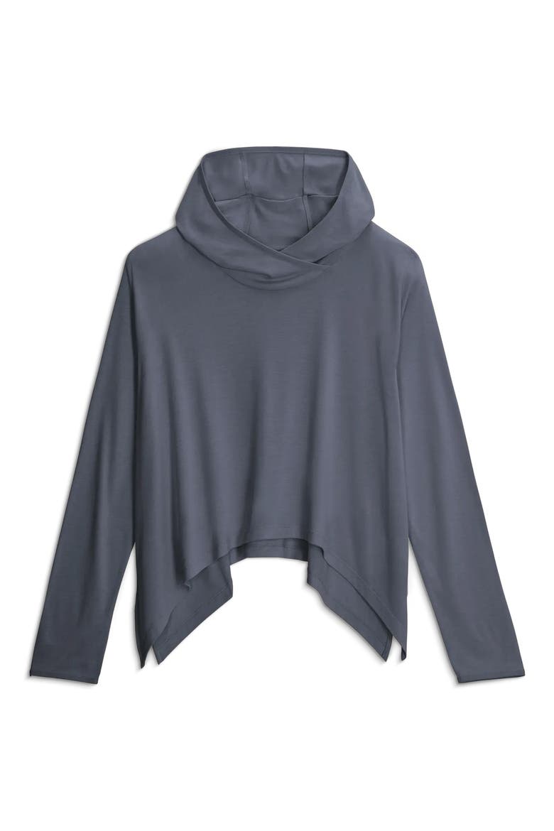 Lightweight Crop Hoodie, Alternate, color, STORM CLOUD