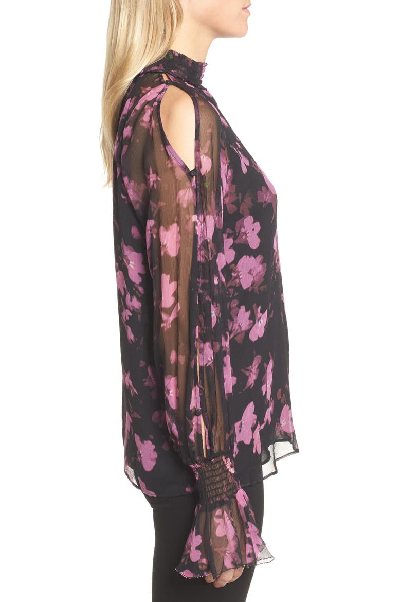 Sabrina Silk Blouse, Alternate, color, PETALBLOOM
