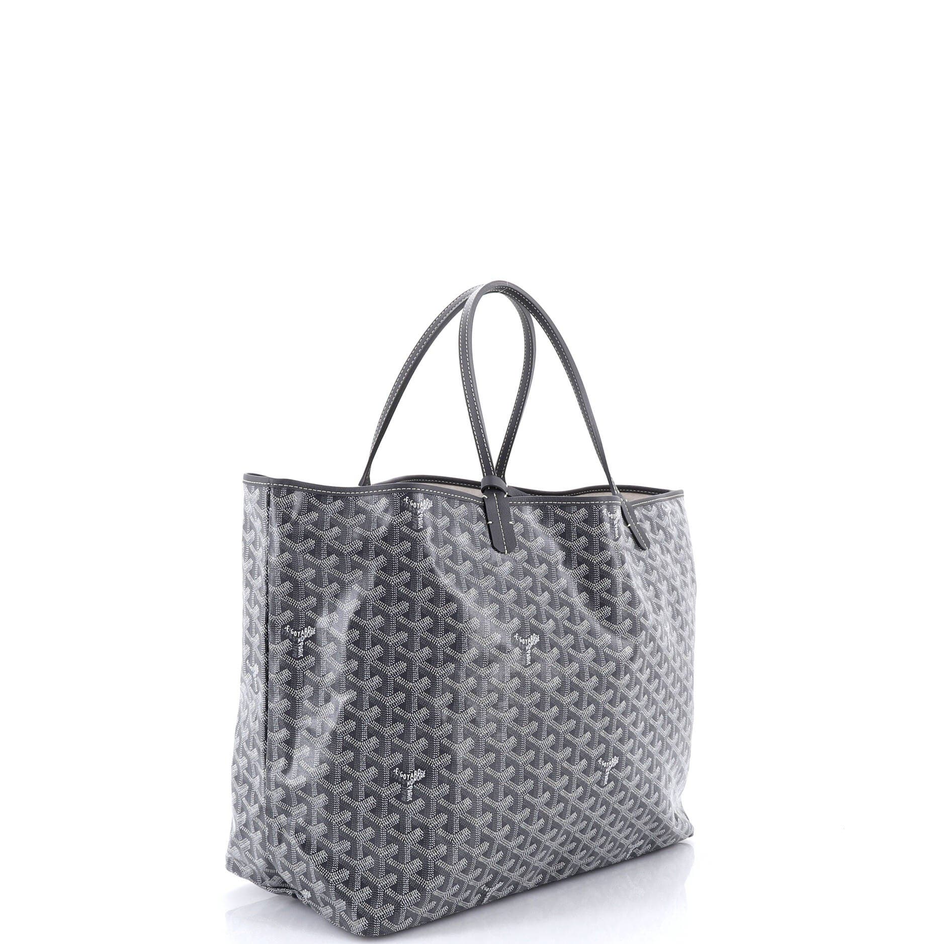 Pre-Owned Goyard Saint Louis Tote Coated Canvas GM, Alternate, color, Gray