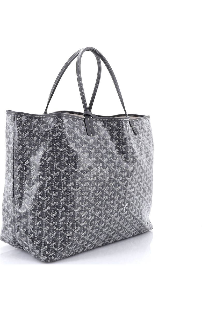 Pre-Owned Goyard Saint Louis Tote Coated Canvas GM, Alternate, color, Gray