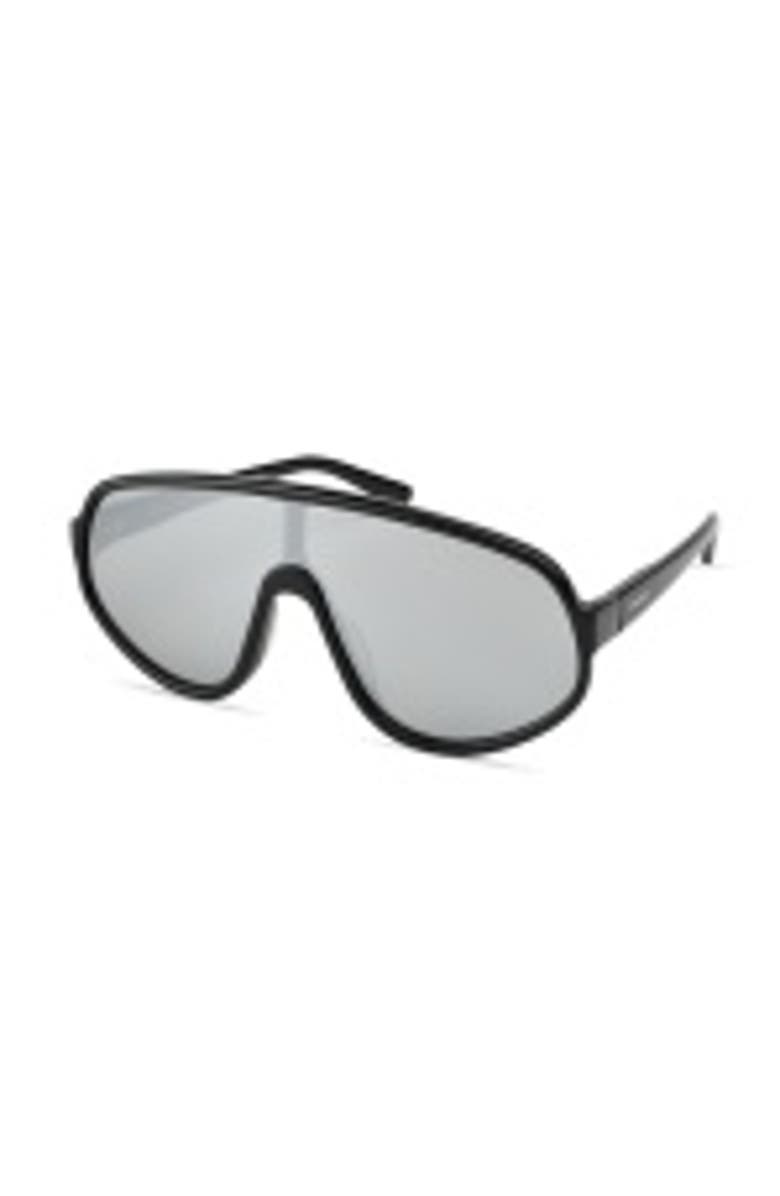 Italia Independent Bond Sunglasses, Alternate, color, Black