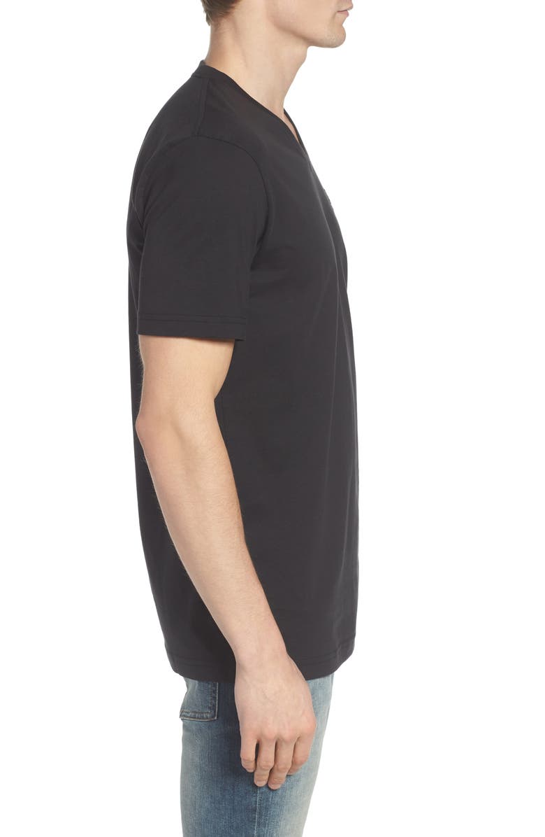 Psycho Bunny V-Neck T-Shirt, Alternate, color, Black