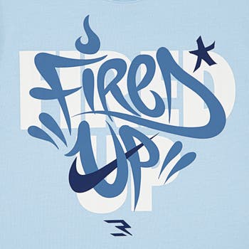 Kids' Fired Up Graffiti Graphic T-Shirt