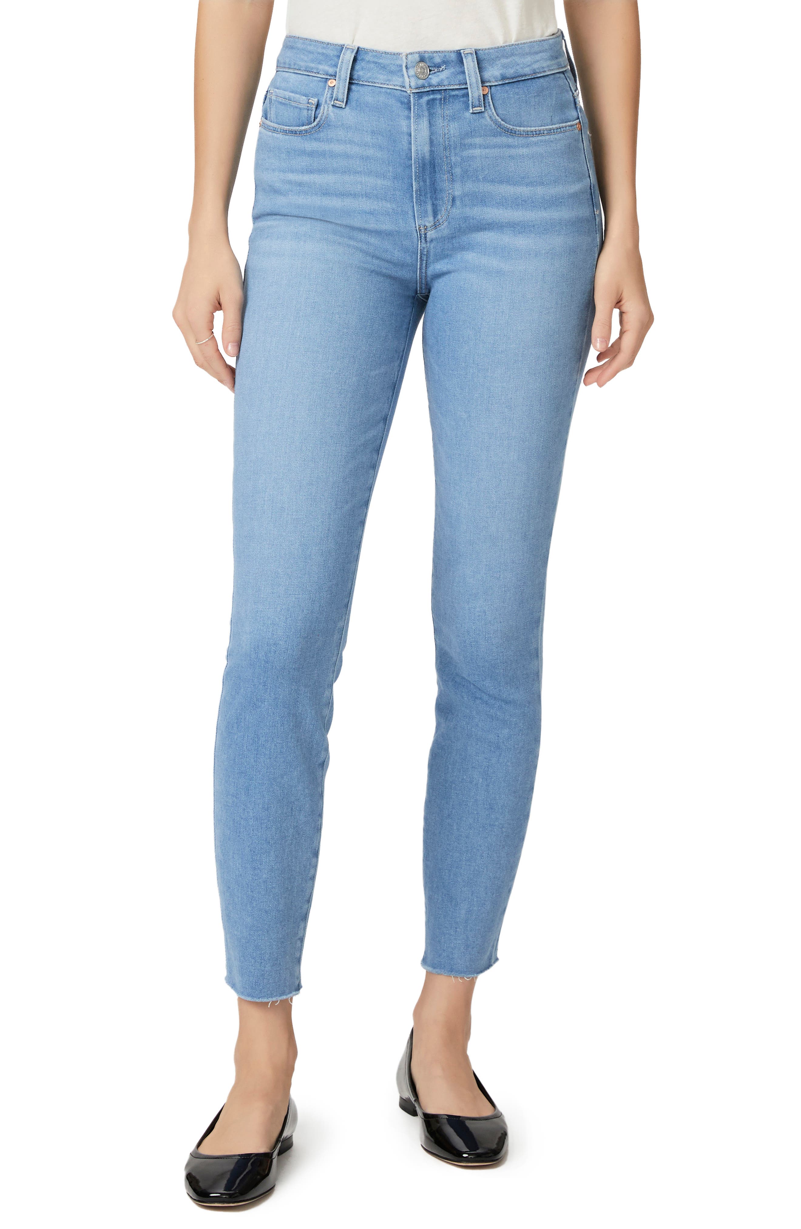 PAIGE Margot Raw Hem Ankle Skinny Jeans