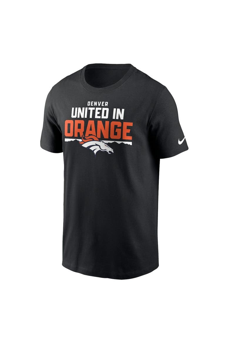 Men's Nike  Black Denver Broncos Local Essential T-Shirt, Alternate, color, Black