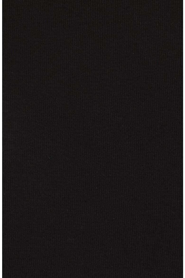 Kids' Lettuce Hem Knit Top, Alternate, color, BLACK