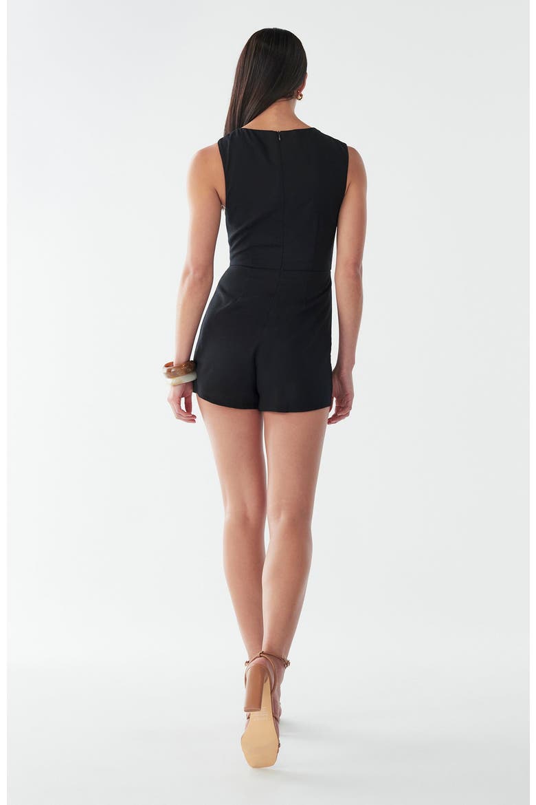 Zenay Playsuit, Alternate, color, Black