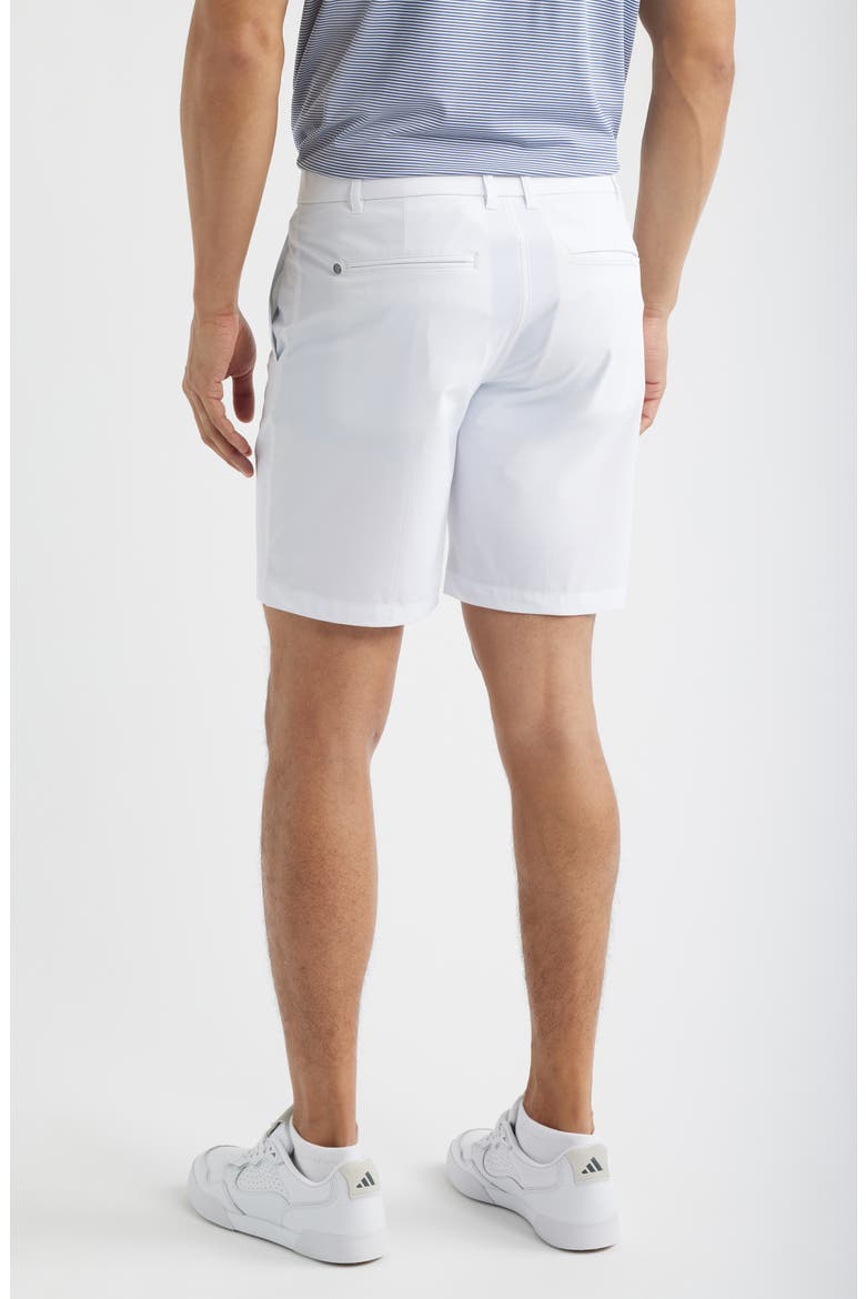 Montauk 8-Inch Flat Front Golf Shorts, Alternate, color, ARCTIC