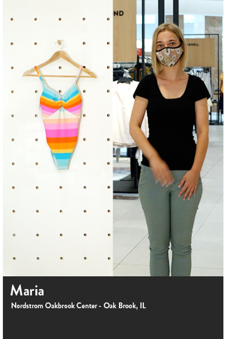Sunrise Stripe One-Piece Swimsuit video