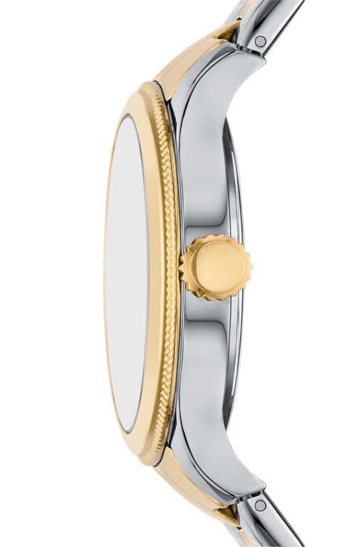 Fossil Brynn Multifunction Two-tone Bracelet Watch, 38mm In Gray