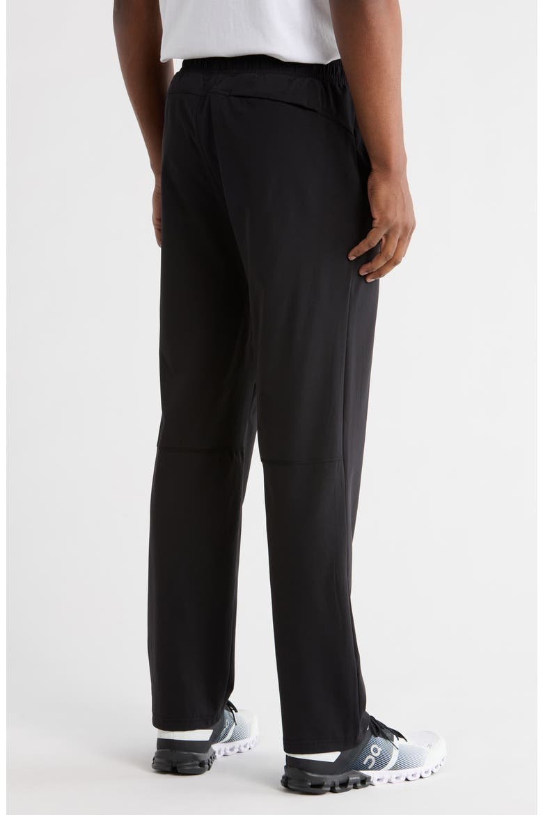 Warp Fleece Straight Leg Pants, Alternate, color, BLACK
