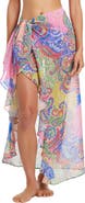 BLEU by Rod Beattie Paisley Long Pareo Cover-Up
