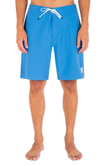 Hurley One & Only Solid Volley Swim Trunks In Sea View