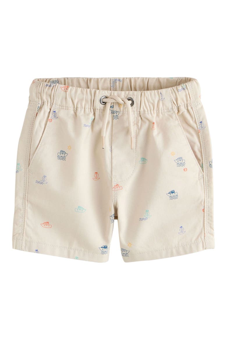 Kids' 3-Pack Drawstring Cotton Shorts, Alternate, color, BLUE