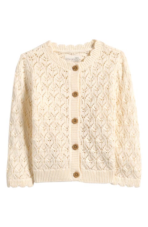 Open Stitch Cotton Cardigan (Baby)