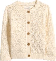 Little Planet Open Stitch Cotton Cardigan