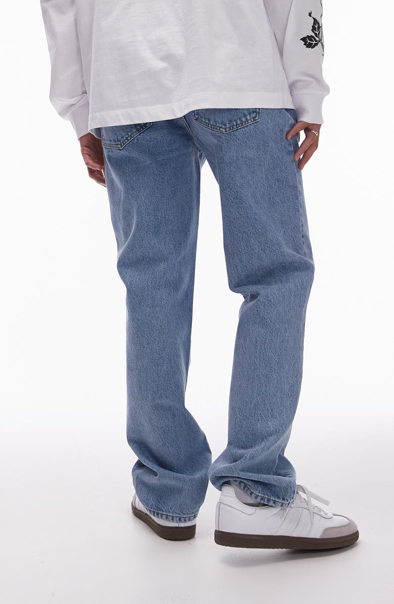 Topman Straight Leg Jeans, Alternate, color,