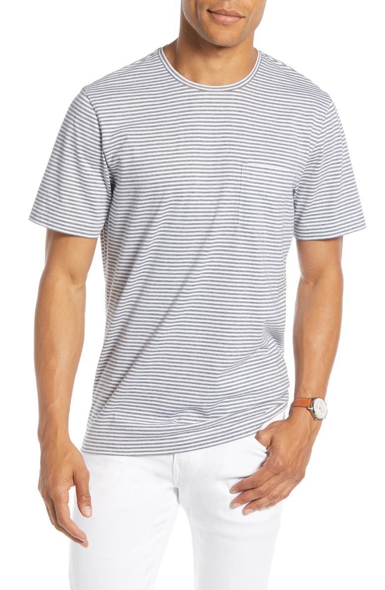 1901 Stripe Pocket Slim Fit T-Shirt, Main, color,
