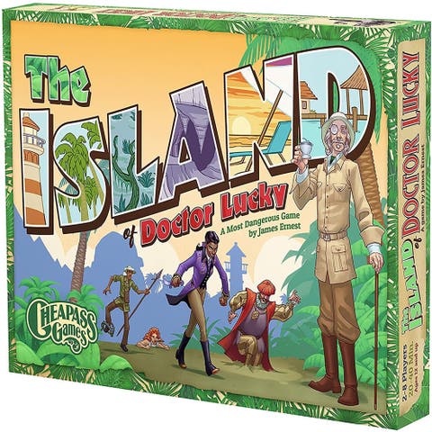 Island Of Doctor Lucky Strategy and Luck Family Board Game