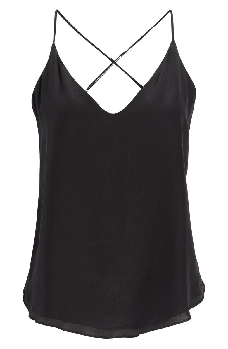 Habitual Ella Split Back Silk Camisole, Alternate, color, 