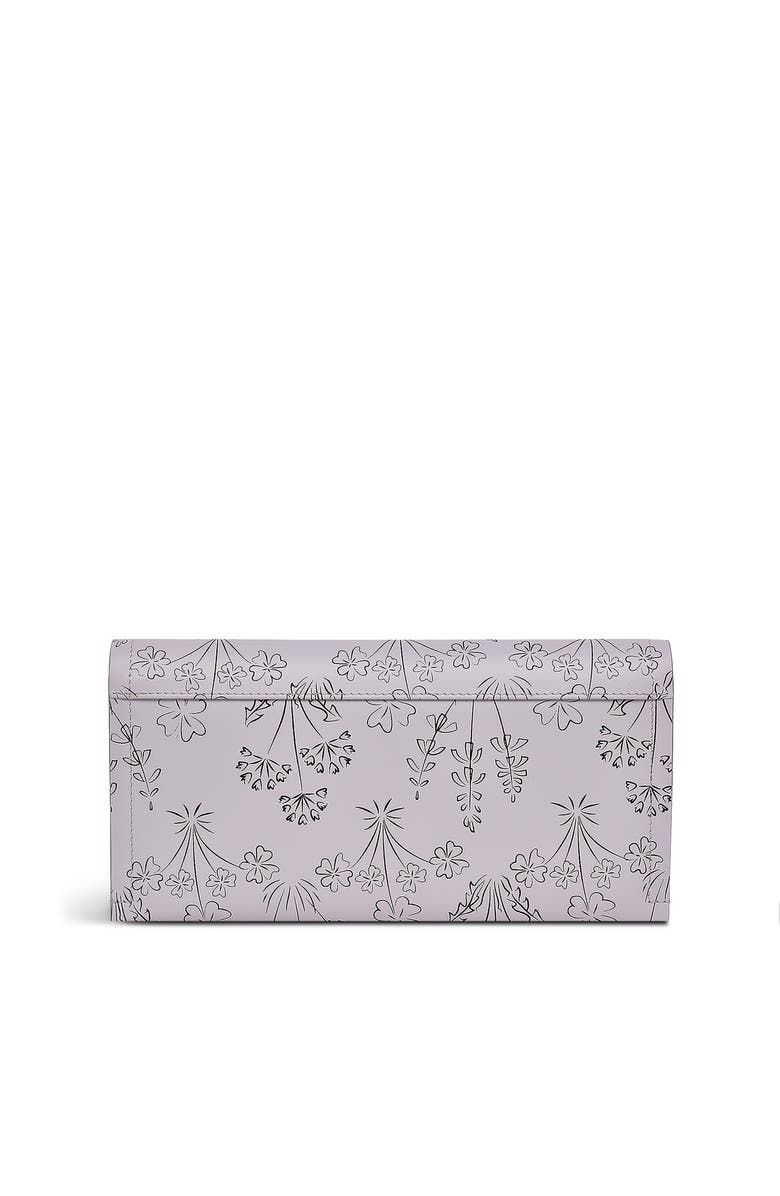 Radley Wild Flowers Large Flapover Wallet, Alternate, color, Thistle