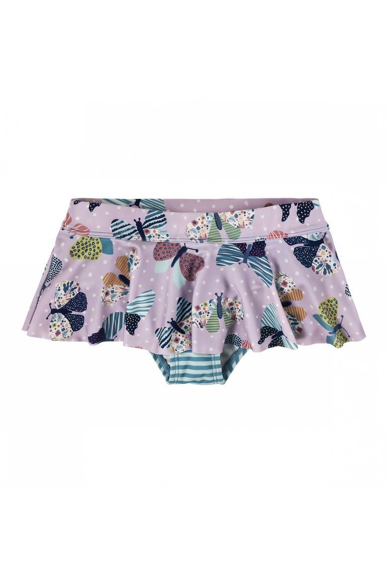 2PC Long Sleeve Sunny Swim Set, Alternate, color, Butterfly Ballet