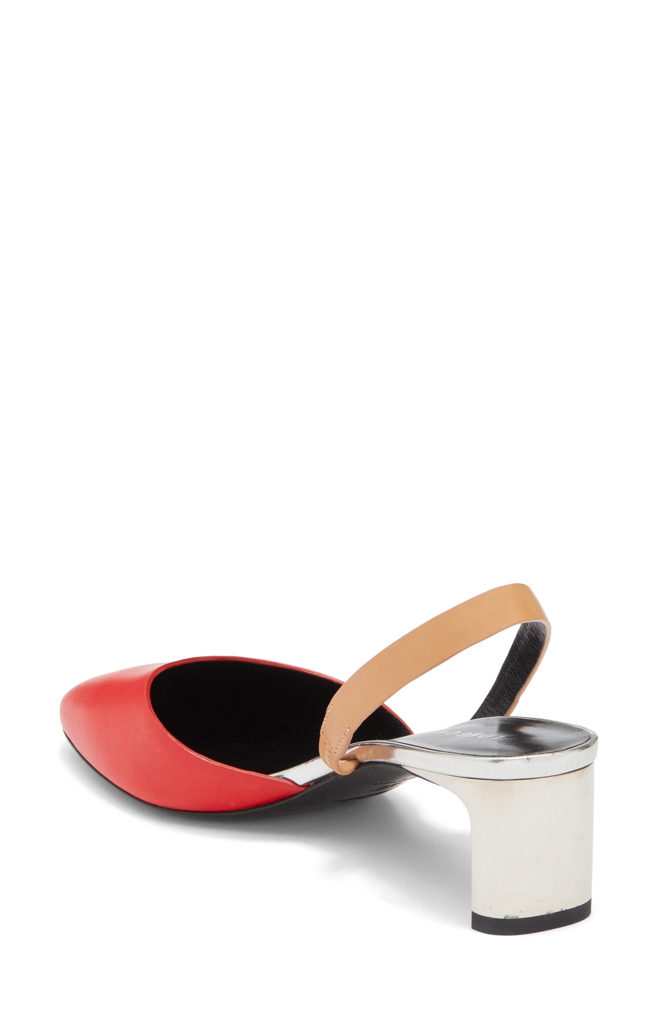 Longchamp Slingback Pump, Alternate, color, Red Kiss