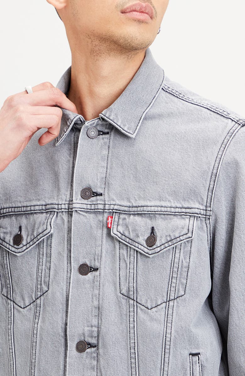 Levi's<sup>®</sup> Vintage Fit Denim Trucker Jacket, Alternate, color,
