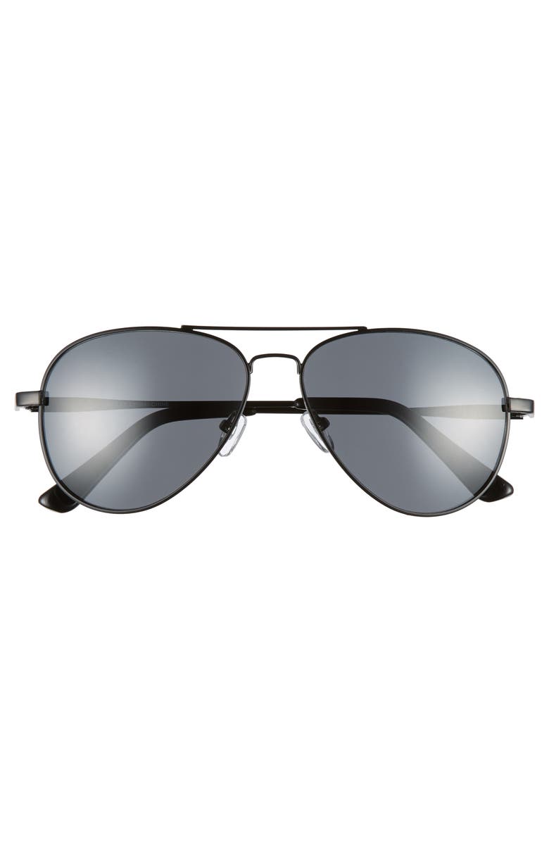 1901 Davis 59mm Polarized Aviator Sunglasses, Alternate, color, 