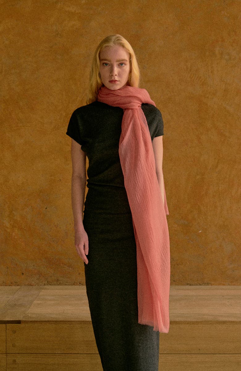 Lost Pattern Featherlight Cashmere Shawl, Alternate, color, 