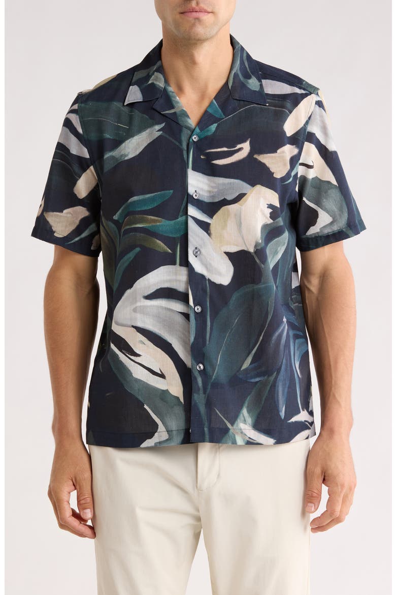 Rognski Tropical Floral Short Sleeve Camp Shirt, Main, color, ASSORTED
