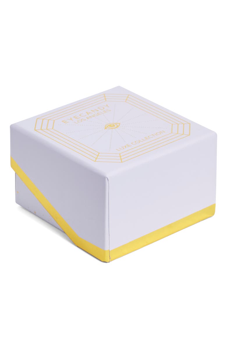 EYE CANDY LOS ANGELES Carla Cubic Zirconia Hoop Earrings, Main, color, 