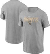 Nike Men's Nike Heathered Gray New Orleans Saints Muscle T-Shirt