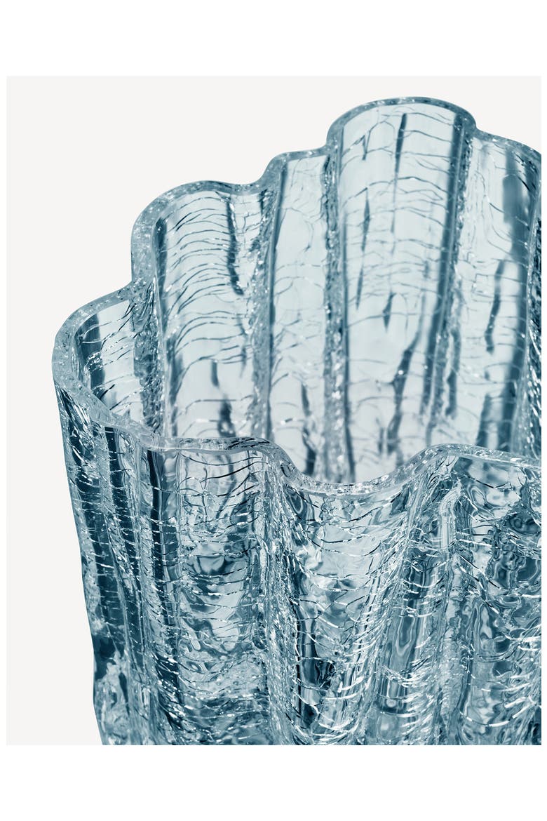 Crackle Small Vase, Alternate, color, BLUE