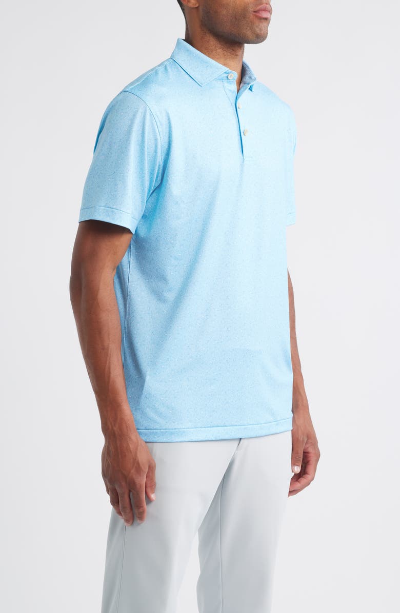 Peter Millar Chambers Performance Jersey Polo, Alternate, color, Seaport Blue